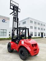 Forklift Medan Berat 3.5 Ton Diesel Full Free Forklift Dengan Sertifikasi CE Laris di Cina