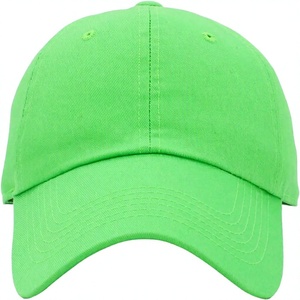 Casquette de baseball verte à 5 panneaux, réglable, unisexe, décontractée, pour adulte, couleur unie, tissu en maille, 100% coton, à porter en toutes saisons - Product Image 2