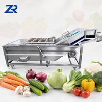Fruitwasmachine Groentebellenwasmachine 304 roestvrijstalen bellenwasmachine voor fruit en groenten