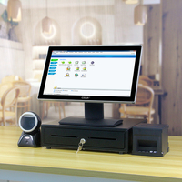Nouvelle machine Pos intelligente à double écran à vendre avec support caisse enregistreuse tout en un système Pos