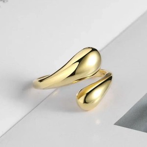 Bague lisse tendance coréenne couleur argent pour femmes, anneaux géométriques vintage, bijoux de mariage, cadeaux - Product Image 5