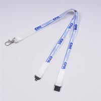 CH Wholesale Sublimation Printing Polyester Lanyards With Logo Custom Certification Keychain OEM ODM ECO Promotion Event Gifts