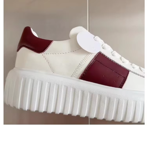 รองเท้าลำลองส้นหนาสำหรับผู้หญิงรองเท้าเดินหนังแท้สำหรับผู้หญิงปรับแต่งโลโก้ได้ - Product Image 2