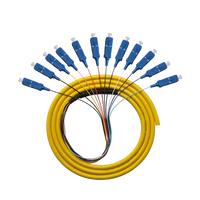 Dapat disesuaikan 2.0/3.0mm 1550nm 1310nm FTTH kabel jaringan LAN satu Mode G657A1 Fiber Optic Patch Cord