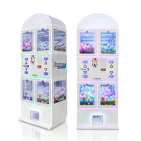 KEKU Fun Distributeur de Jouets Gacha à 4 Compartiments Personnalisable pour Jeux d'Arcade et Équipements de Divertissement