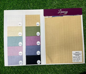 Tela de Camisería de Algodón Tejido Multicolor Ligero de Primera Calidad |   Material Suave y Transpirable para Camisas de Hombre, Costura Casera - Product Image 3