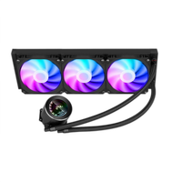 Enfriador Líquido para CPU SAMA Aio de 360 mm, Radiador Blanco y Negro, Disipador de Calor RGB, Refrigeración por Agua para Procesador de PC, Radiador para Juegos de PC
