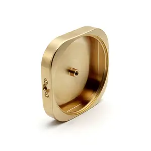 Custom High-Quality Precision Machined Production Casing Shell Manufacturing Brass CNC Milling Copper Watch Housing Enclosure