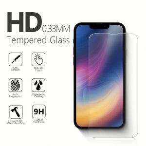 Protector de Pantalla de Vidrio Templado 2.5D con Cobertura Total para Celulares 16 15 14 13 12 11 Pro Max - Product Image 2