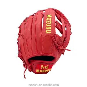 Оптовая продажа, изготовленные на заказ прочные кожаные бейсбольные полевые скользящие перчатки для Софтбола, бейсбольные перчатки для подростков