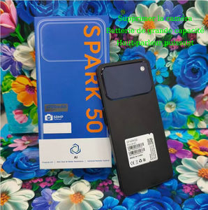 โทรศัพท์มือถือ Spark 50 รองรับ 4G/5G ระบบปฏิบัติการ Android 14/15 สมาร์ทโฟนหน้าจอ HD รองรับซิมคู่ กล้องคมชัด Octa Core ชาร์จเร็ว 65W - Product Image 3
