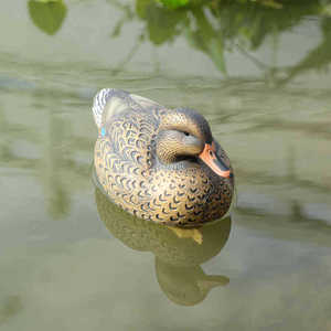 Săn Mồi vịt PE thổi điêu khắc trang trí sân vườn nổi nước xanh đầu lớn mẹ Vịt mũi Tên mục tiêu vịt - Product Image 2