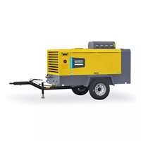 Nouveau compresseur d'air à vis diesel portable remorquable Atlas Copco XAHS750 12 bars 750 CFM avec moteur Cummins T3