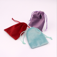 Pochettes à bijoux en velours personnalisées avec cordon de serrage, petits sacs cadeaux pour mariage, Noël, fête