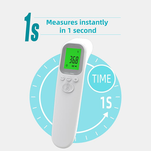 Handheld Non Contact Medical Digital Infrared Laser Forehead <b>Thermometer</b> Sensor Baby <b>Thermometers</b> Infrared Gun Ir Laser Lcd Temp - Product Image 2