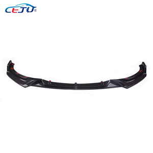 ชุดแต่งตัวถังรถยนต์ลายคาร์บอนไฟเบอร์ ABS สำหรับตกแต่งกันชนหน้า สปอยเลอร์ ชิ้นส่วนต่อขยายสำหรับ <span class=keywords><strong>Ford</strong></span> Mustang Mach E GT ปี 2021-2025 - Product Image 2