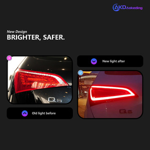 Feux arrière LED pour <span class=keywords><strong>Audi</strong></span> <span class=keywords><strong>Q5</strong></span> 2008 2010 2012 2018, clignotants dynamiques, animation, feux stop, marche arrière, accessoires - Product Image 2