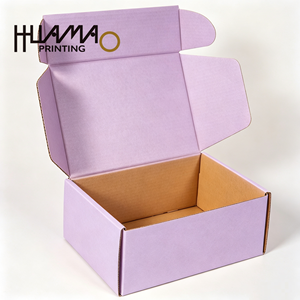 Humao Printing Custom Purple Color Corrugated Mailer <b>Boxes</b> for Retail-Ready Packaging - Product Image 1