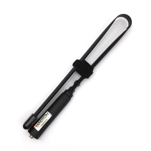 Factory High Gain VHF/UHF 144/430MHz Handheld CS Tactical Walkie Talkie Folding Antenna For Mountainous And Highland Areas