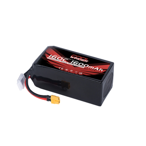 JAHORN High Performance 160C 1600mAh 22.2V 6S LiPo Battery, 35.52Wh Lithium Polymer Pack Power <b>Accessory</b> for FPV Racing <b>Drone</b> - Product Image 4