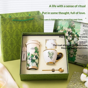 Taza Térmica de Alta Gama, Set de Regalo Creativo con Impresión Offset <span class=keywords><strong>para</strong></span> <span class=keywords><strong>Novia</strong></span>, Mejor Amiga, Maestra, Recuerdos <span class=keywords><strong>para</strong></span> Fiestas de Inauguración de Casa - Product Image 5
