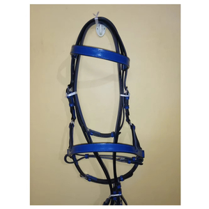 Custom Leather Horse Show <b>Halter</b> With Fine Stitching Soft Lining Designed For Comfort Safety And Stylish Performance - Product Image 1