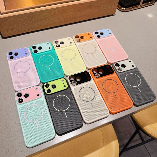 2026 Custom New High-Value Women's Premium Dual-Color Trendy Magnetic Anti-Drop Phone Case for iPhone 18 17 16 15 Pro Max 17E
