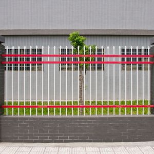 מעקה רחוב מודרני מצופה אבקה מגולוון עמיד בפני חלודה עבור וילה חיצונית, מלון, גינה, חצר, קניון, בית חולים - Product Image 4