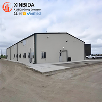 Entrepôt moderne en structure métallique préfabriquée lourde, bâtiment préfabriqué en acier