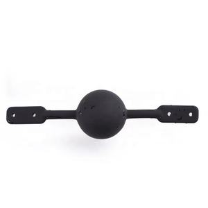 Vente en gros adulte BDSM esclave jeu érotique jouets SM jouets sexuels silicone solide balle Gag cuir <span class=keywords><strong>fouet</strong></span> collier et pagaie - Product Image 4