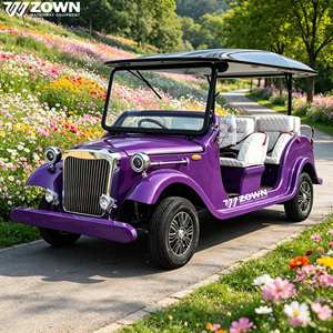 Luxury Design Electric Vintage Classic <b>Car</b> Retro Sightseeing Vehicle With LED Light For Wedding Photography Resort Service - Product Image 1