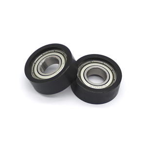 Manufacturers Supply 6900ZZ Steel Bearing <b>Door</b> & <b>Window</b> Track Pulleys 10*26*10mm Rubber-Coated <b>Rollers</b> - Product Image 3