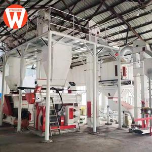 Nuova Linea di Produzione <span class=keywords><strong>Pellet</strong></span> per Mangimi Animali Strongwin 10 Tonnellate/Ora in Acciaio Inox con Motore Siemens, Tasso di Formazione del 98% per Bovini e Pollame - Product Image 1