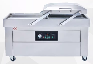 เครื่องซีลสูญญากาศแบบถุงอลูมิเนียมสำหรับเนื้อหมู เนื้อวัว ข้าว เมล็ดพืช เม็ดมะม่วงหิมพานต์ ชาอัดก้อน เครื่องบรรจุภัณฑ์สูญญากาศแบบสองห้อง - Product Image 2