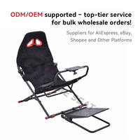 GY018W OEM Nouveau simulateur de course automobile pliable, cockpit de simulateur de course, chaise de jeu F1