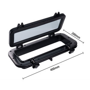 Porte-verre de fenêtre d'ouverture de phare latéral soudé boulonné fixe ignifuge pour pont de navire de bateau de yacht de bateau marin - Product Image 1