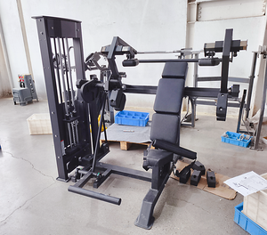 Presse à bras de gymnastique professionnelle broche d'entraînement de force musculaire arrière chargée <span class=keywords><strong>Machine</strong></span> de pull Lat sélectorisée - Product Image 3