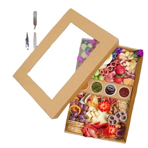 Nuevo Plato de Aperitivos Personalizado al por Mayor Pulida 2025, Empaque para Dulces, Pasteles, Galletas, Cena, Picnic, Fiesta, Postre, Caja de Degustación - Product Image 3