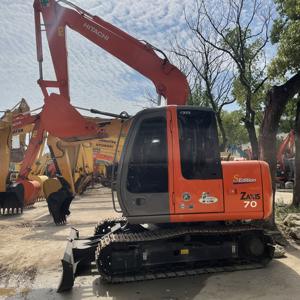 Excavadoras Hitachi Zx70 Zx80 Zx120 zx60 de 7 toneladas usadas, bajo consumo de energía, Hitachi para construcción, año 2021 - Product Image 4
