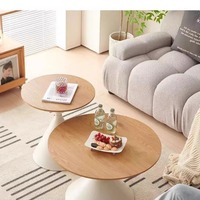 Ensemble de tables basses rondes modernes en gros – Meubles de salon minimalistes écologiques pour la décoration de la maison et des hôtels