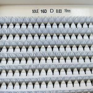 Bandeja de extensiones de pestañas sintéticas OEM CAMELLIA 16D XL 15/17mm mejoras de belleza sin irritación hechas en Vietnam - Product Image 3