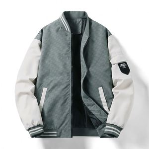 Veste coupe-vent en gros, veste de printemps, manteaux pour homme, décontractés, grande taille, grandes vestes d'extérieur - Product Image 6