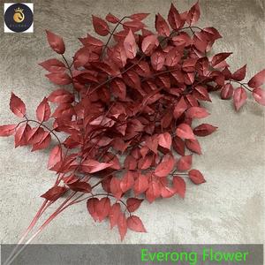 A-651 Nhân Tạo Trắng Banyan lá lụa Banyan cây lá mô phỏng cành liễu lá Banyan - Product Image 5