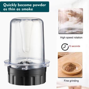 Đa Chức Năng Điện Ice Smoothie Chân Không Máy Xay Sinh Tố Hộ Gia Đình Máy Ép Trái Cây Đẩy Nút Điều Khiển Lưỡi Thép Không Gỉ Nhựa - Product Image 4