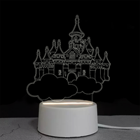 Veilleuse 3d Lampe de table Chambre OEM Moderne LED Chambre Acrylique 3d Veilleuse Anime