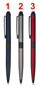 Nouveau Stylo Bille et Stylet Métallique 2-en-1 Promotionnel Mat avec Logo Personnalisé Imprimé au Laser, Nouveauté à Cliquet - Product Image 6