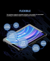 Tablette 10.1 pouces 4 + 64 Go IP67 robuste Android 12 avec NFC GPS GNSS POGO PIN lecteur de codes à barres GNSS tablette PC industrielle en stock