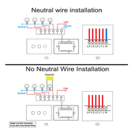 Interrupteur de lumière intelligent US 120 Interrupteur intelligent WiFi intelligent contrôle l'éclairage de n'importe où avec commande vocale Alexa