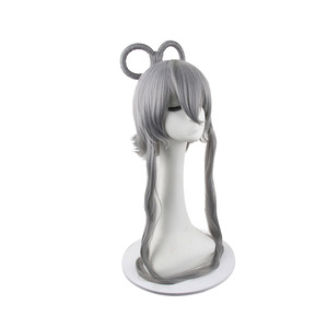 Luo Tianyi Cosplay Perruque Vocaloid Yayin <span class=keywords><strong>Gongyu</strong></span> Luocheng Academy Anime Perruque Heartbeat Home Cheveux Longs Raides Fibre Synthétique - Product Image 2