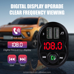 Trasmettitore FM per Auto con Adattatore, Doppia Porta USB per Ricarica Rapida, Radio FM Wireless, Lettore MP3, Chiamate Vivavoce, Supporto USB e PD - Product Image 2